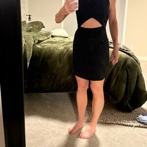 T.La Black Backless Dress